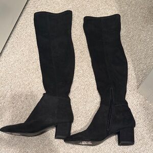 Steve Madden Black Over the Knee Boots